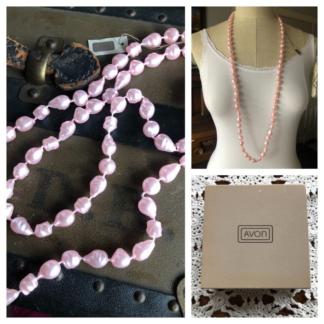 New in the Original Box Vintage 1980's Avon Simulated Freshwater Pearl ...