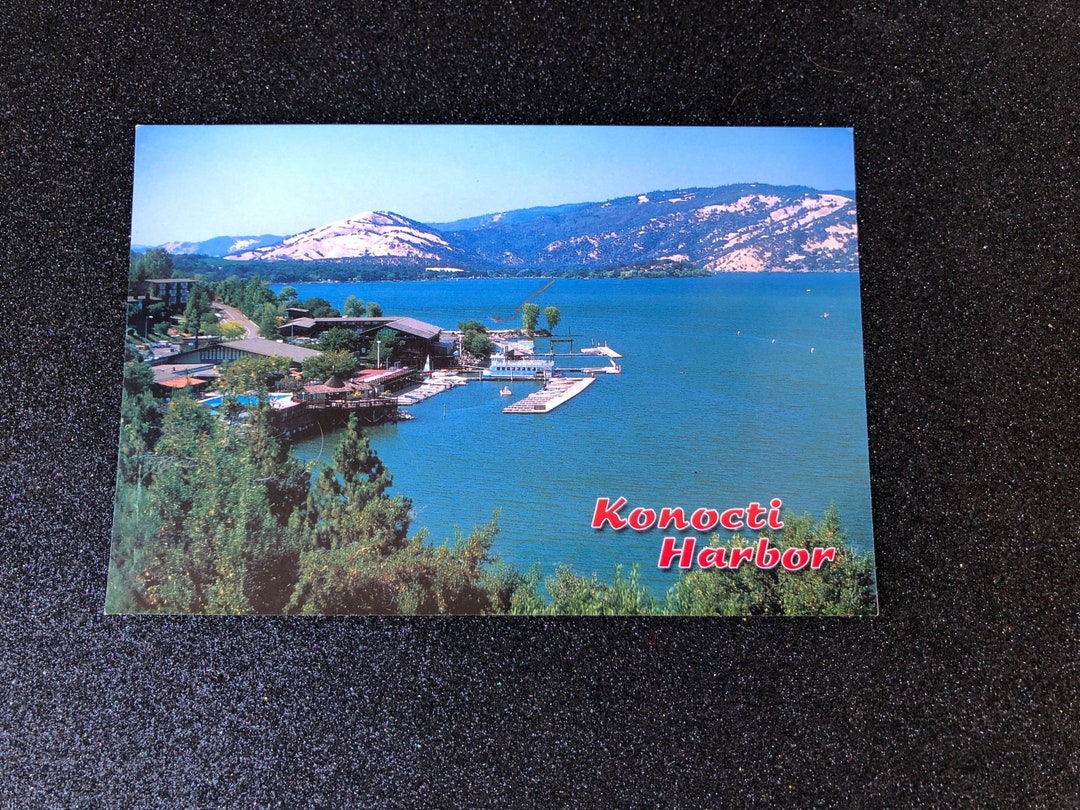 Vintage New Postcard Featuring the Iconic Konocti Harbor Inn Resort ...