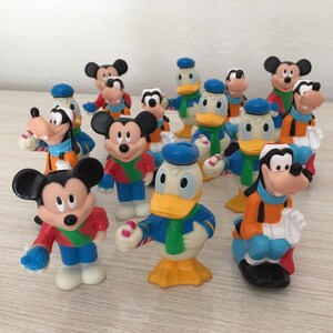 Vintage Official Rubber Disney Christmas Tree Light Covers/Replacements ~ Sold Individually And In Sets Of Three ~ Mickey ~ Donald ~ Goofy