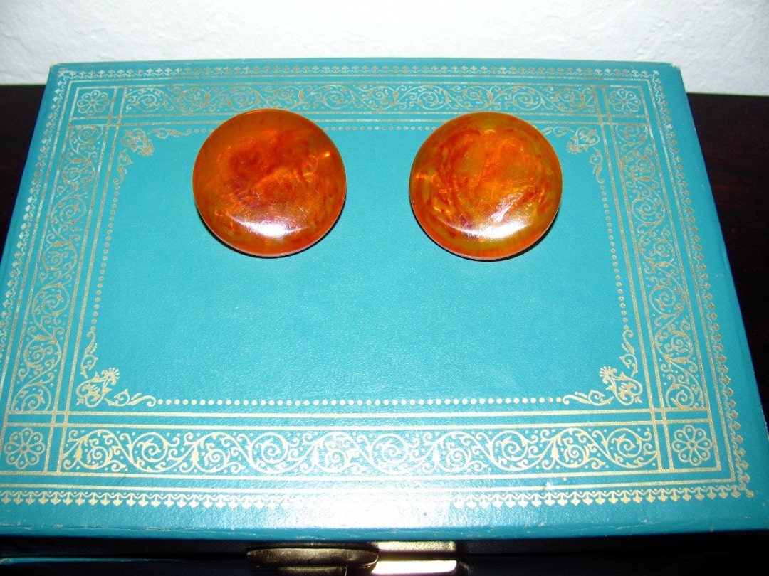 Large Vintage Bakelite Earrings Bakelite Jewelry at Hope Knows Vintage