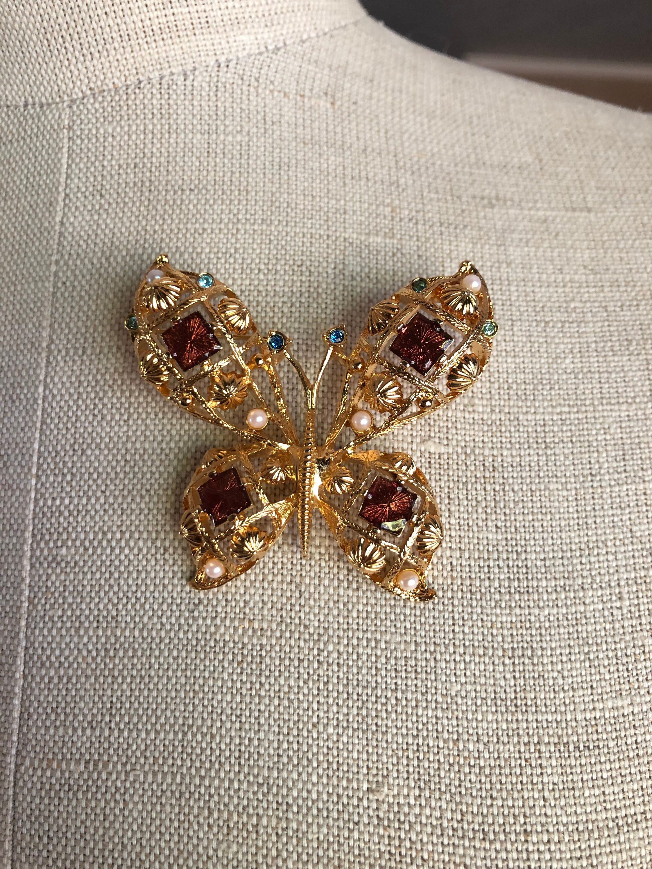 Avon Butterfly Pin - Etsy