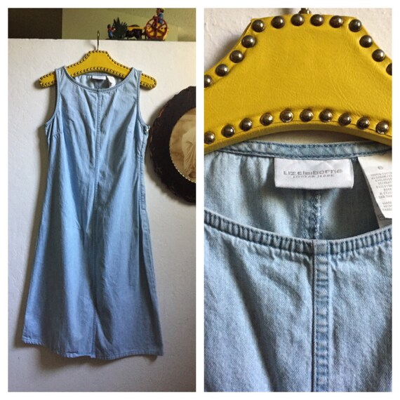 liz claiborne denim dress