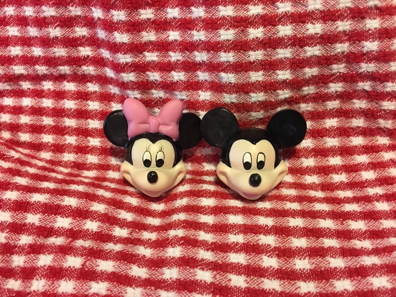 Rare To Find Pair Of Never Used Mickey And Minnie Mouse Drawer