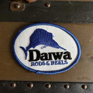 Vintage Daiwa Rods & Reels Sailfish Patch ~ RARE Fishing Patch ~  Never Used New Vintage Sew On Patch ~ Fishing Patches ~ Daiwa ~ Fishing