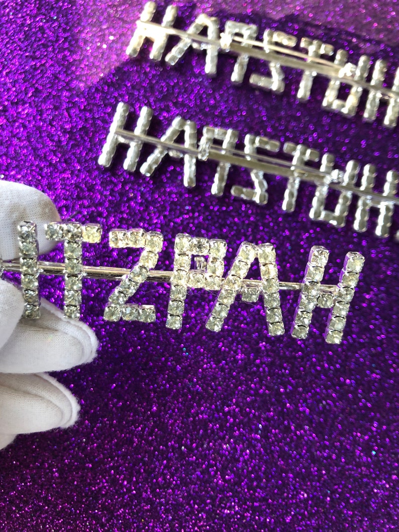 Fantastic Vintage Sparkling Rhinestone CHUTZPAH Brooch In A Silvertone Setting ~ Rare Brooch To Find ~ FREE Shipping!!