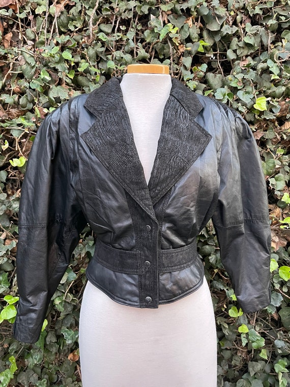 80s shoulder pad jacket Gem