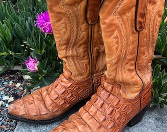 used alligator boots