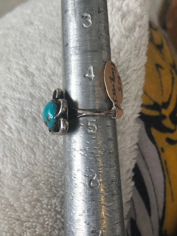 Sterling Silver Native American Turquoise Gemston… - image 4