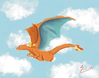 Colección de ilustraciones de fans de Pokémon (8.5x11)