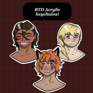 Boyfriend to Death/ YKMET double sided Acrylic charm keychain