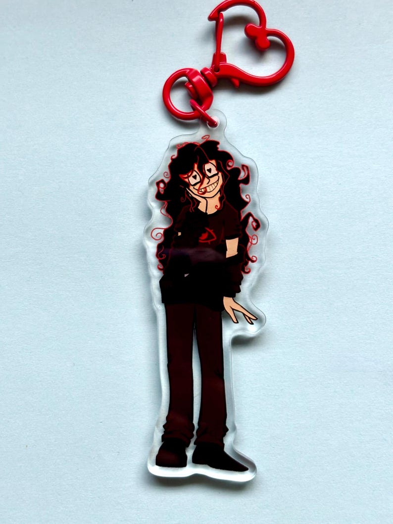 John Doe visual novel game double sided acrylic charm keychain image 5