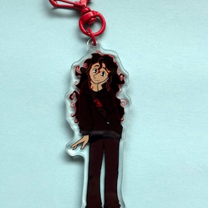 John Doe visual novel game double sided acrylic charm keychain image 4