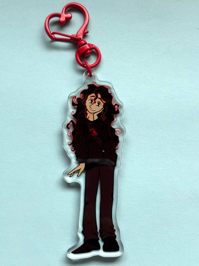 John Doe visual novel game double sided acrylic charm keychain image 4