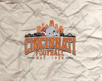 Cincinnati Football Png, Football Season Png, Cincinnati Football Game Day Png, Weekend Football Png, Cincinnati Football Gift Png
