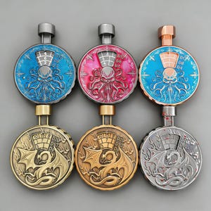 7-in-1 Press Dial Metal Dice+Box,DND Gift image 10