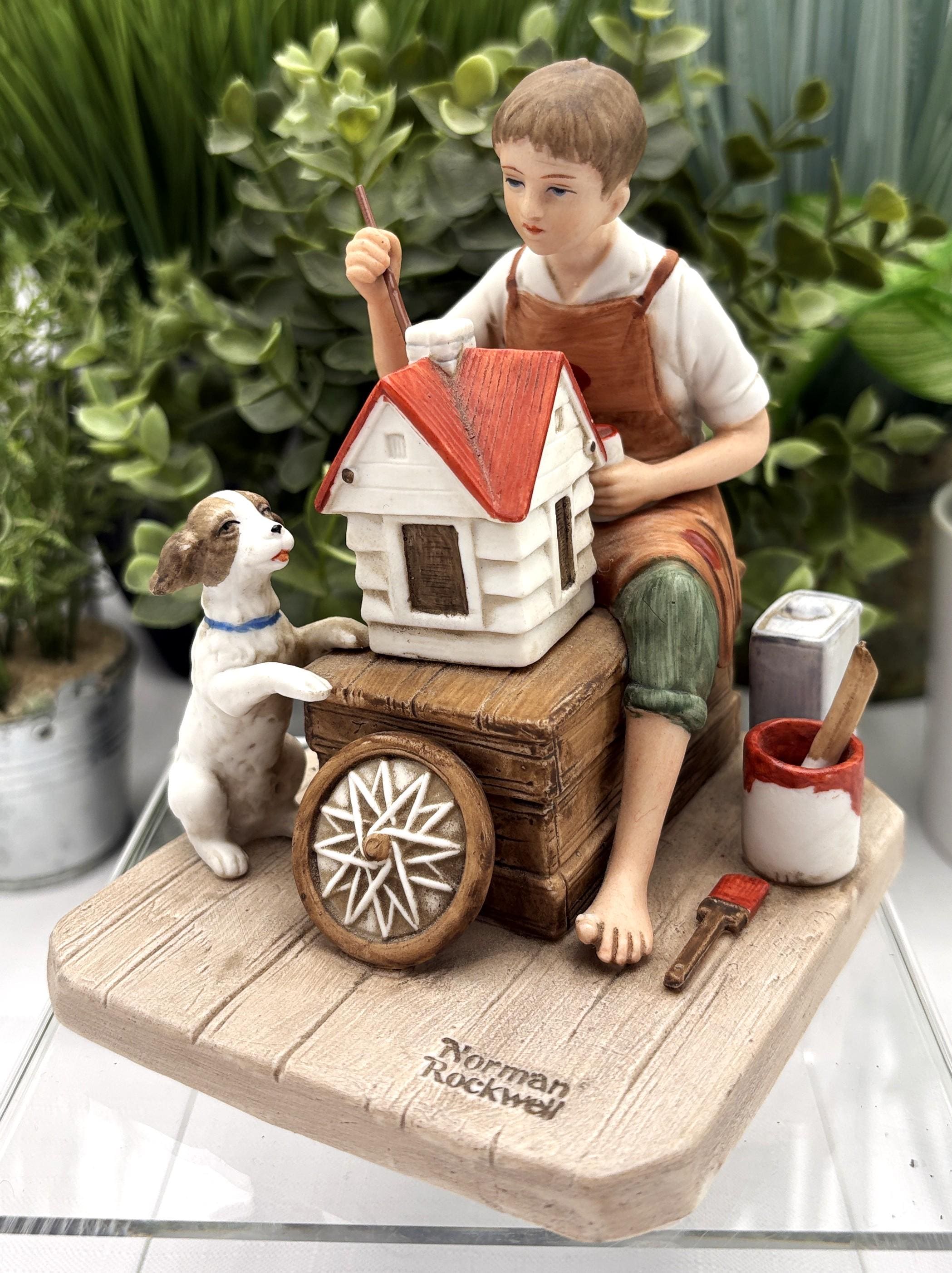 Vintage Boy With Dog Figurine - Etsy - Page 4