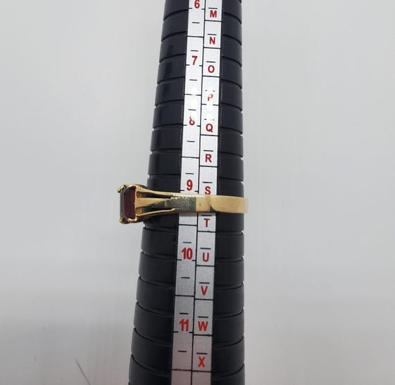 Vintage 10K Statement Ring with Multiple Gemstone… - image 11