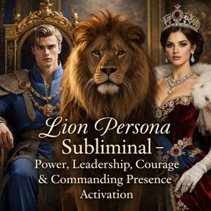 Lion Persona Subliminal – Power, Leadership, Courage & Commanding Presence Activation