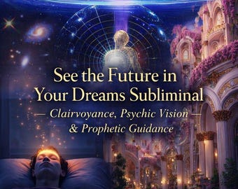 Vea el futuro en sus sueños subliminalmente: clarividencia, visión psíquica y guía profética