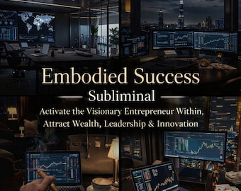 Embodied Success Subliminal – Activate the Visionary Entrepreneur Within, Attract Wealth, Leadership & Innovation