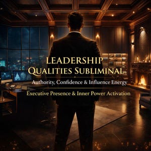 Qualità di leadership subliminali: autorità, fiducia ed energia di influenza / presenza esecutiva e attivazione del potere interiore