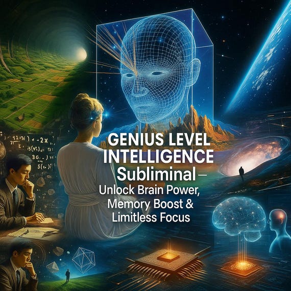 Genius Level Intelligence Subliminal – Unlock Brain Power, Memory Boost & Limitless Focus