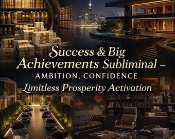 Success & Big Achievements Subliminal – Ambition, Confidence Limitless Prosperity Activation