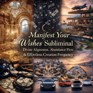 Manifestez vos souhaits subliminal - Alignement divin, flux d'abondance et fréquence de création sans effort