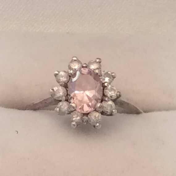 Authentic Vintage REAL Natural PINK SAPPHIRE And … - image 8