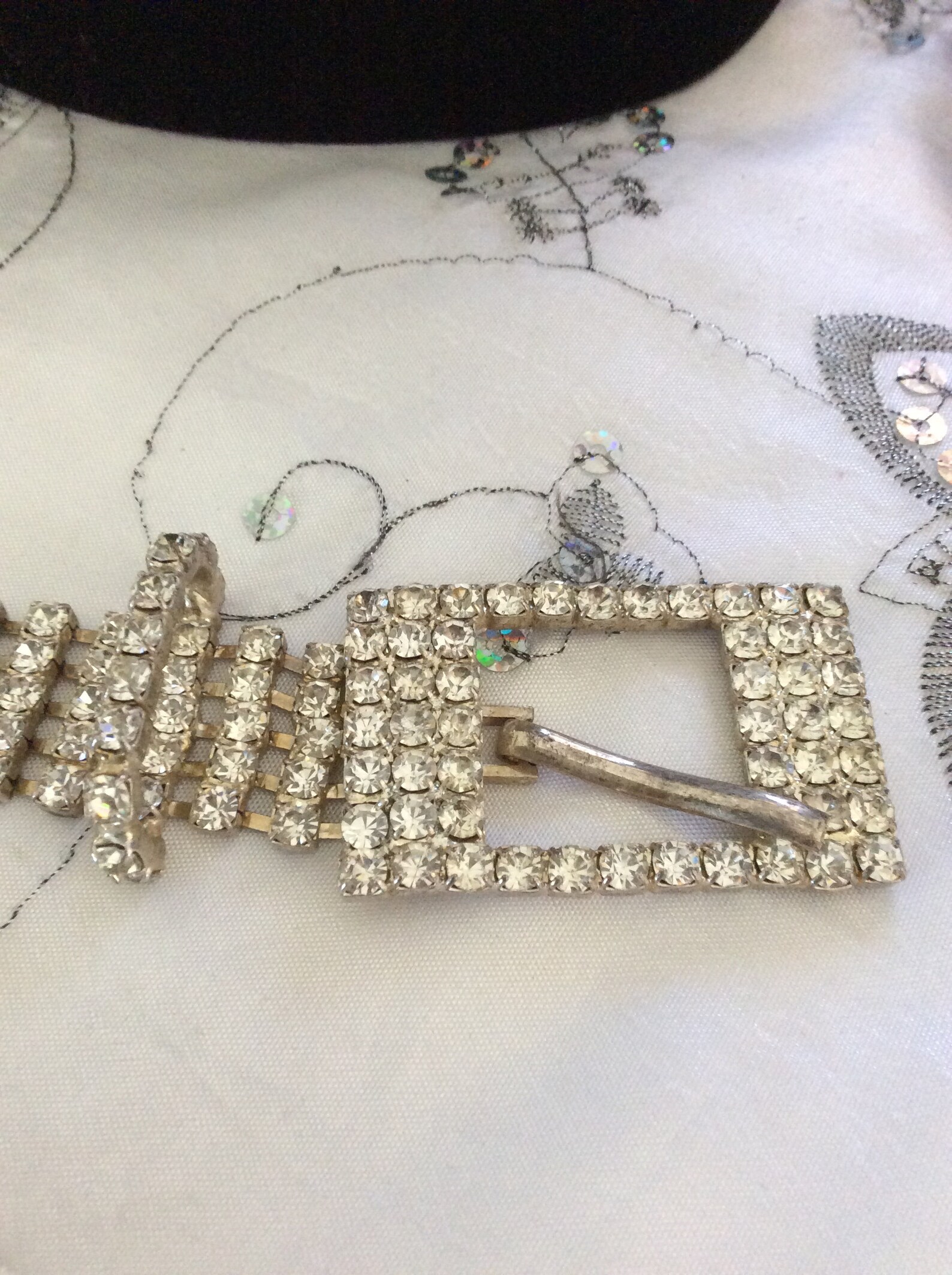 Antique Vintage RHINESTONE Stunning BELT RARE Wedding Bride | Etsy