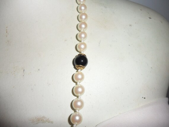 Authentic Vintage Hi End Beautiful Glass Pearls a… - image 3