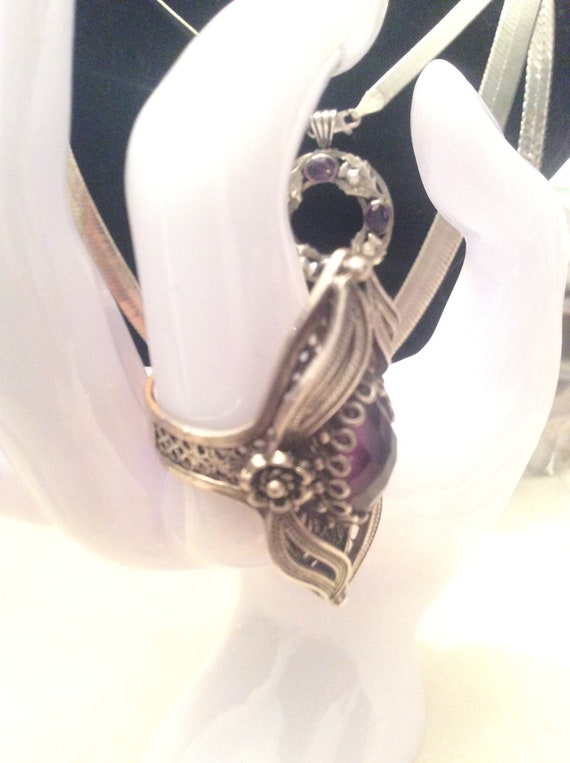 Authentic Vintage AMETHYST Sterling Silver STUNNIN
