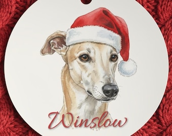 Lurcher Greyhound Whippet Pet Dog Memorial Fridge Magnet Plaque