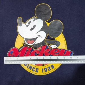 Disney Mickey Mouse Zip Up Hoodie Sweatshirt Navy Blue XXL Authentic Disney Stor zdjęcie 10