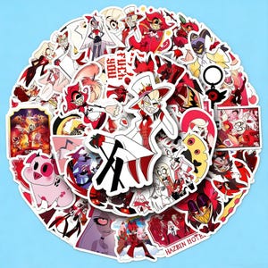 Hazbin hotel stickers - Etsy 日本