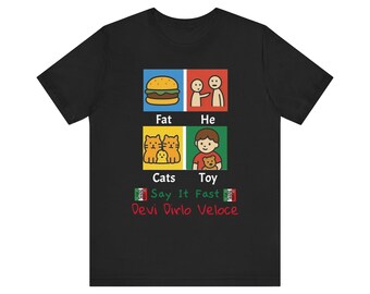 Funny Italian Slang Meme T-Shirt | Retro Cartoon Unisex Tee