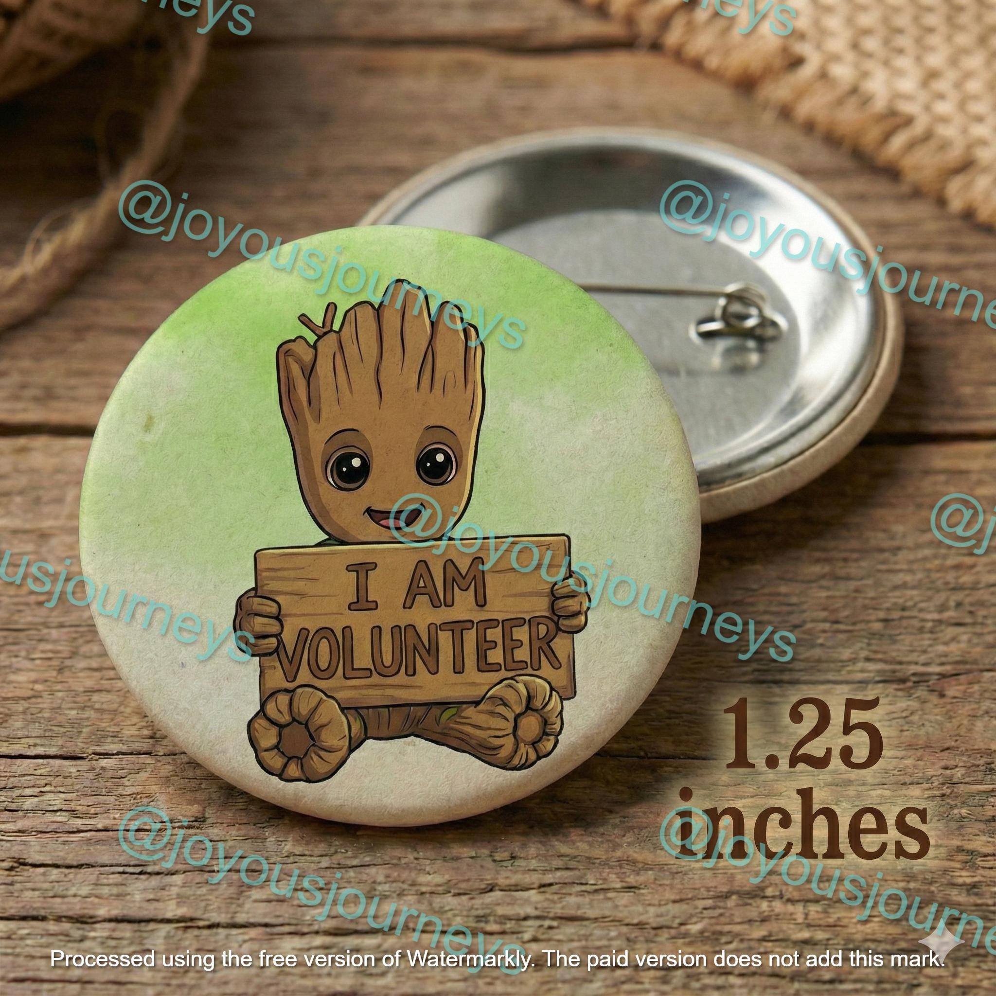 注文用　FREE HELP Volunteer Guide 缶バッチ Gift for Volunteering Jw - 60+ Gift Ideas for 2026