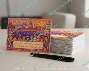 JW International Convention 2026 "Warm Welcome" Postcard