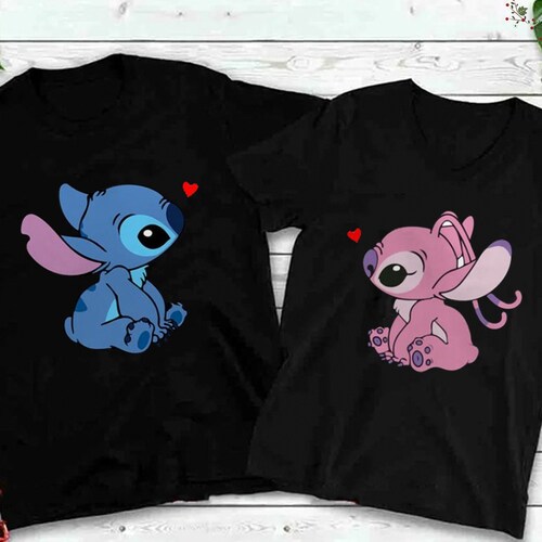 Angel shirt disney couple shirt Lilo 