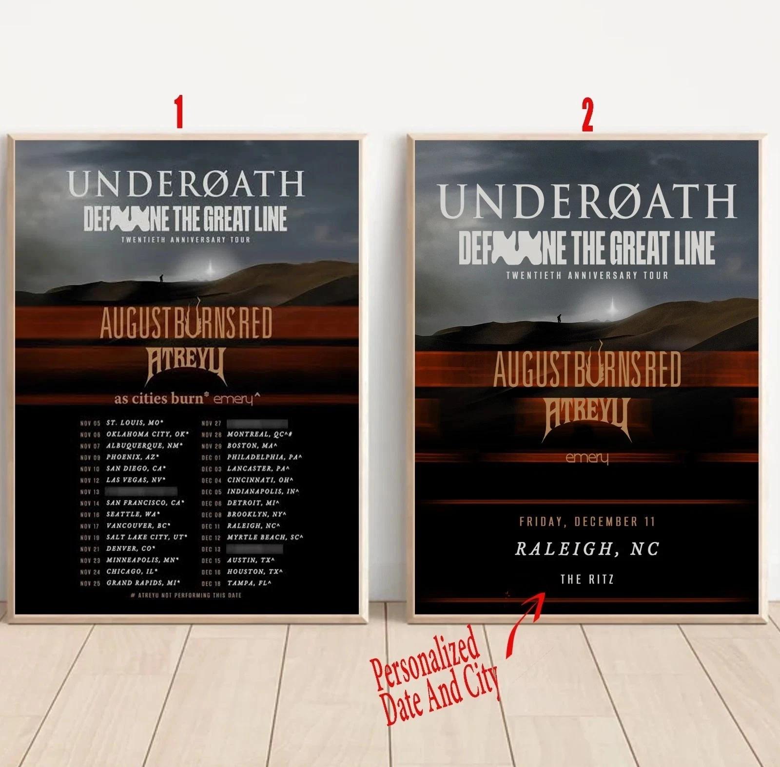 Underoath サイン入り ポスター Underoath Poster - Etsy
