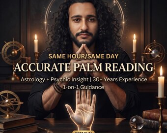 Detailed Palm Reading: Same Hour Psychic Palmistry | Love, Career, Future & Life Path