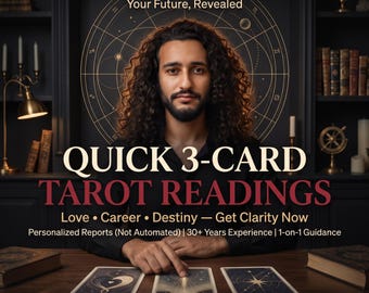 3 Card Tarot Reading: Same Day Love, Career & Future Guidance PDF