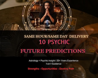 10 Psychic Future Predictions | Detailed Prediction Reading | Future Insights & Astro Guidance