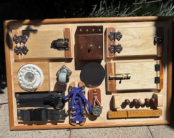 Dementia Activity Board: Sensory, Tactile, Memory Aid