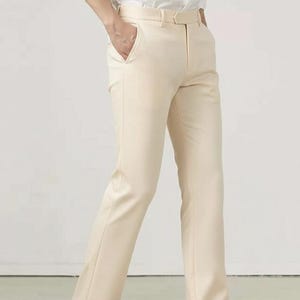 Cream Pants Suit - Etsy