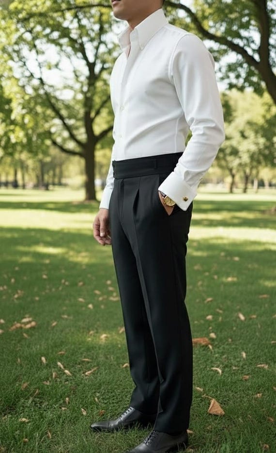 black dress pants white shirt Ladies' Dress Shirt