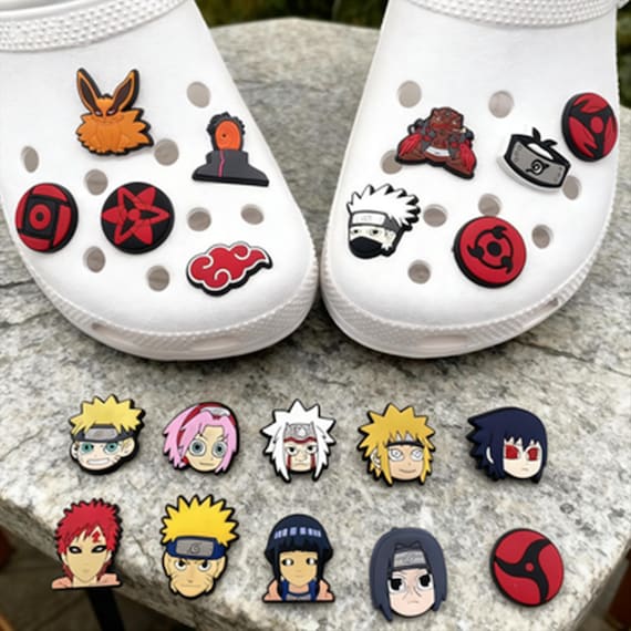 Naruto-inspired Croc Charms Ninja Anime Shoe Charms Fun Clog