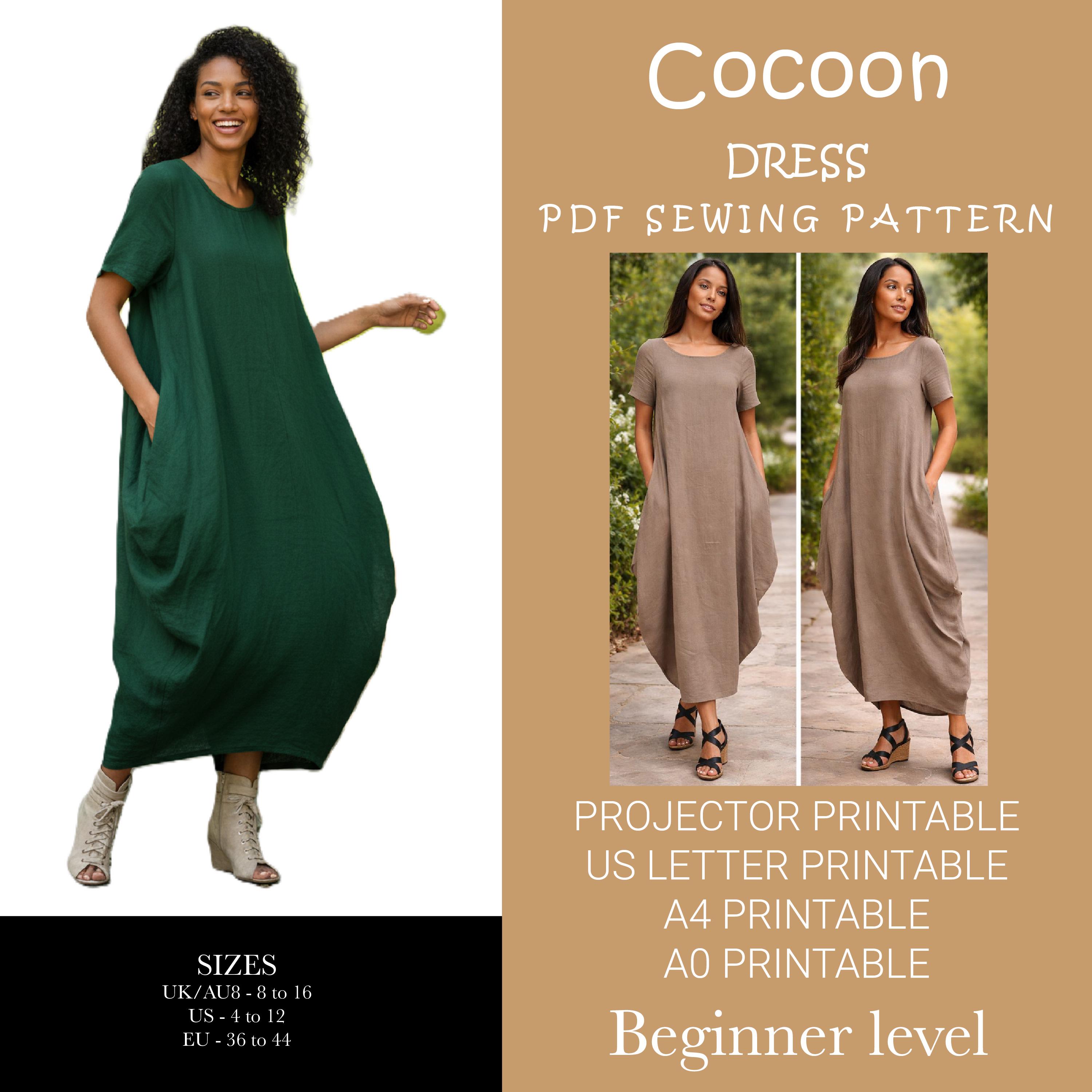 Cocoon Dress - Etsy Canada
