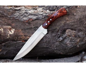 Op maat gemaakte handgemaakte D2-stalen machete | Jacht- en kampeermes met volledige tang | Outdoormes | Vaderdagcadeau | Valentijnscadeau | Keukenmes