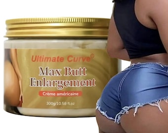 Butt Lifting Cream, Tones Buttocks and Hips Fast [Fast Results in 2 Weeks] 300g Ultimate Curve Max Butt Enlarge